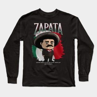 Custom Artwork Character Zapata Long Sleeve T-Shirt